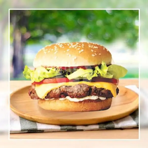 Burger Cheese | DYNO CHICKEN MEJASEM 2,Depan Pombensin pas