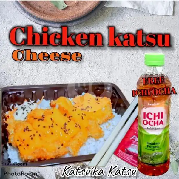 Chicken katsu sauce keju, free ichi ocha | Katsu'ka Katsu