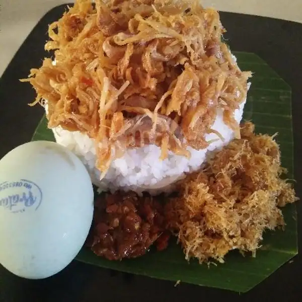 Nasi Krawu Jumbo + Telur Asin | Nasi Krawu Bunda, Sukun