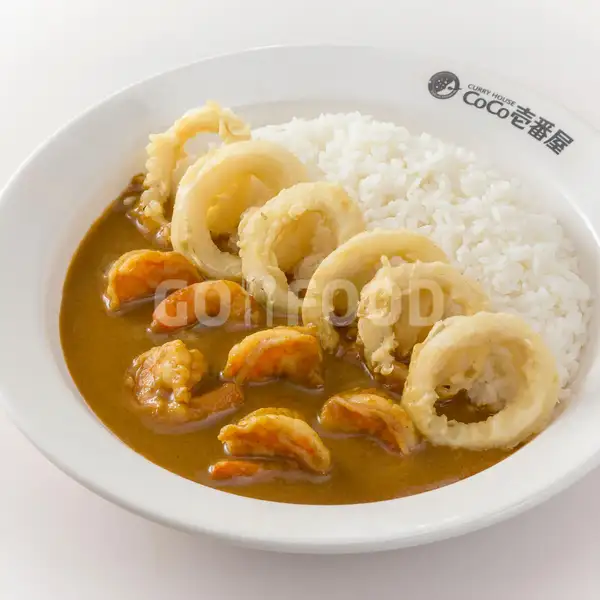Stewed Shrimp & Fried Squid Curry | Curry House Coco Ichibanya, Grand Indonesia