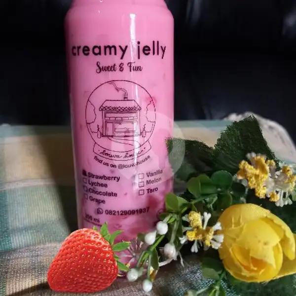 Creamy Jelly Strawberry 250ml | Creamy Jelly- Tespong Talaga Bodas