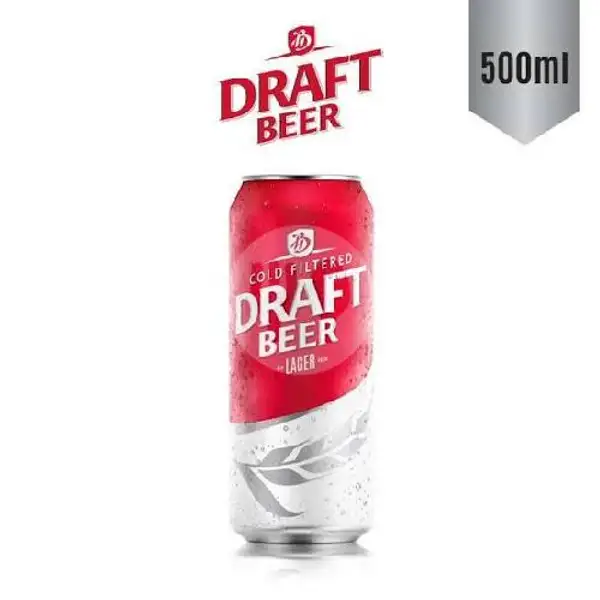 Draftbeer Can 500Ml - Draftbeer Kaleng 500Ml | Beer Terrace Cafe & Soju, Bir Pasirkaliki