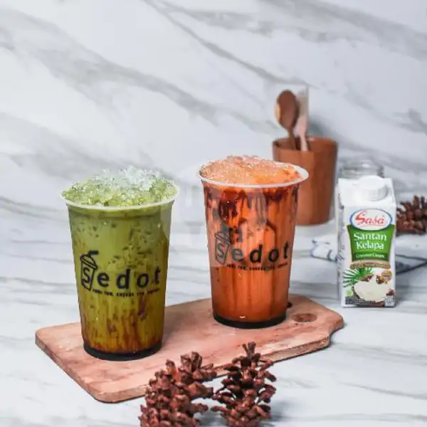 Greentea Coconut Latte Reguler | Sedot, Fatmawati