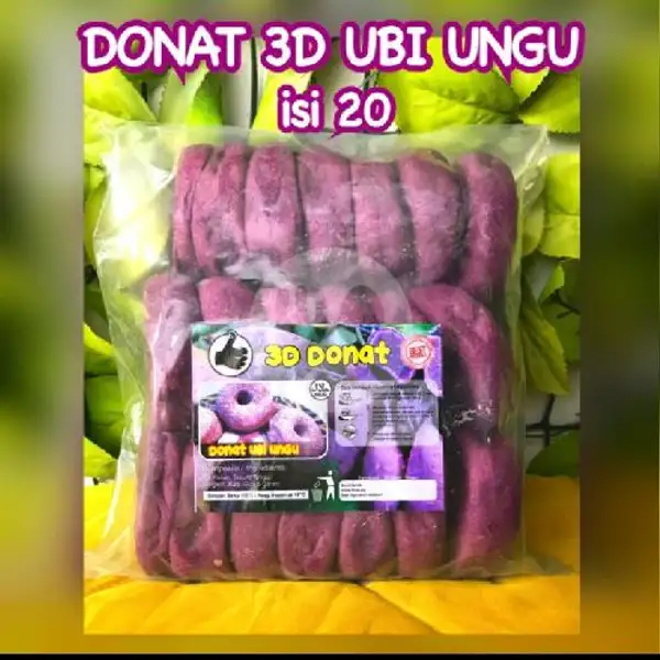 Donat 3d Ubi Ungu | Minifroz,Ardio Bogor