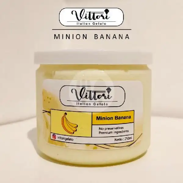 Ice Cream Es Krim Gelato Vittori - Minion Banana | Vittori Gelato