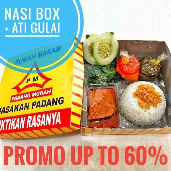 Nasi Box+ Ati Gulai | Padang Murah