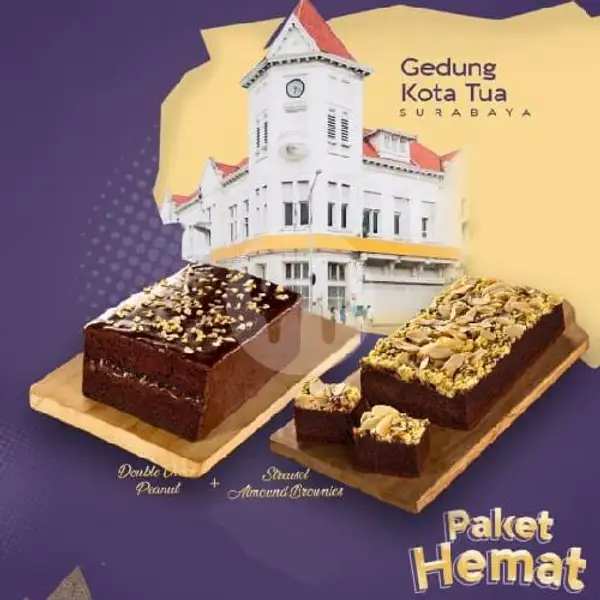 Double Choco Peanut Dan Brownies Almond | Tungga Dewi Cake Cabang Tidar, Sawahan