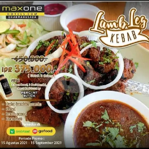 Lamb Leg Kebab | Maxone Dharmahusada Hotel, Dharmahusada