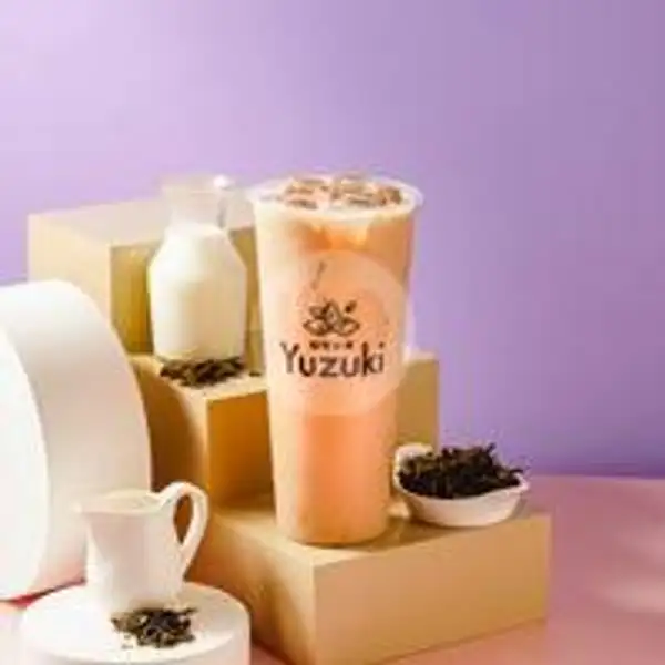 Roasted Milk Tea (L) | Yuzuki Tea & Bakery Majapahit - Cheese Tea, Fruit Tea, Bubble Milk Tea and Bread