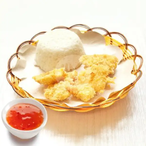 Nasi Katsu Saus Mentega | Resto Mau? (Ayam Geprek, Indomie, Paru, Pisang Keju), Gubeng
