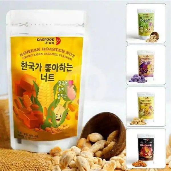 ( DaeFood ) Korean Roasted Nut - Corn Caramel | Donat cantik i-kiss