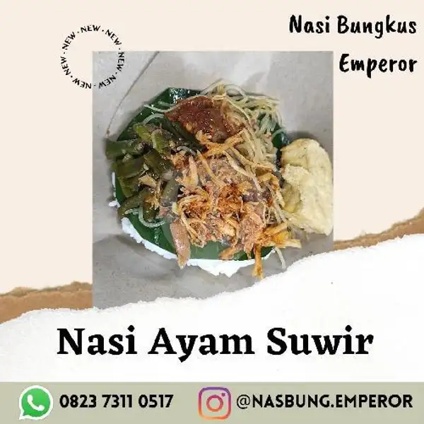 Nasi Ayam Suwir | Nasi Bungkus Emperor, Sumbersari
