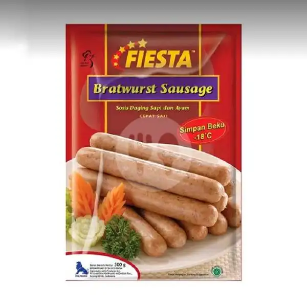 Sosis Bratwurst Sausage Fiesta 300 Grm | Bubuk Kopi, Perumahan Kopo Permai 3