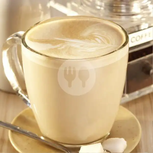 hot vanilla latte | kedai ibu titin