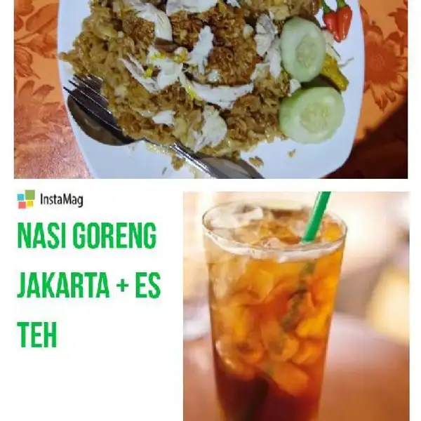 Hemat Nasgor Jakarta + Es Theee | Nasi Goreng Jawa Bang Ali, Depan Aneka 2500