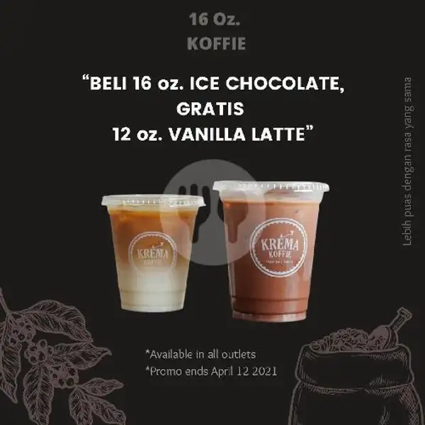 Beli Ice Chocolate 450ml Free Ice White Vanilla 250ml | Krema Koffie 3 Red Planet Hotels, Pekanbaru