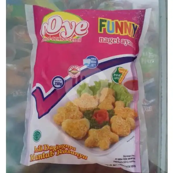 Naget Ayam Ooye Funny 250 gr | Reza Frozen Food, Bojong Suren Tengah