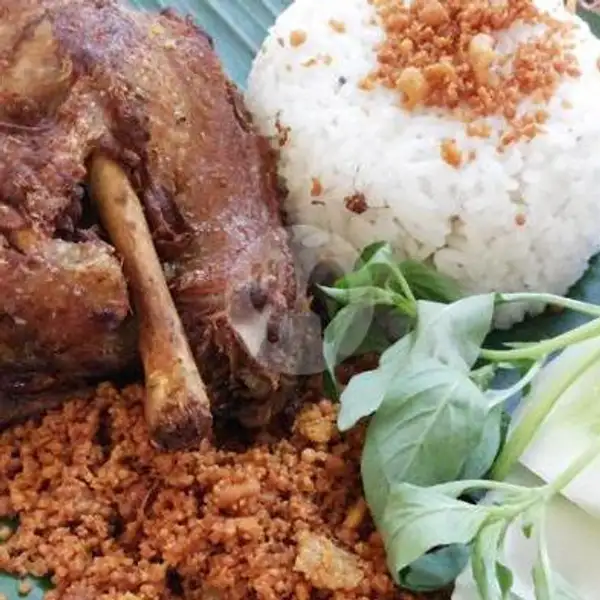 Paket Nasi Bebek Goreng Jumbo | Ayam Penyet dan Ayam Geprek Bu Linda , Kemang Raya