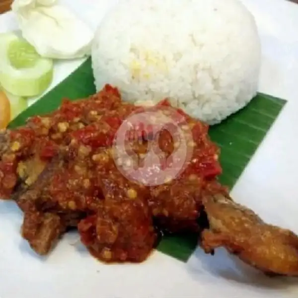 Ayam Penyet + Nasi | Dapur Oey 50 Menu Plus - Brobahan Purwokerto.