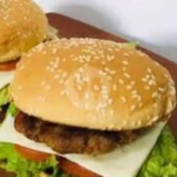 burger sapi biasa(tanpa keju) | Burger Kebab Nasi Dapoer Adz-ka, Bumi Parahyangan Kencana
