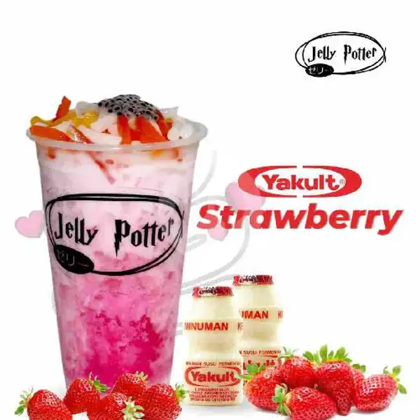 Strawberry Mix Yakult | Jelly Potter