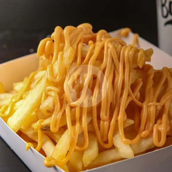 Cheesy Fries | Burger Bangor Express , Kebon Kawung