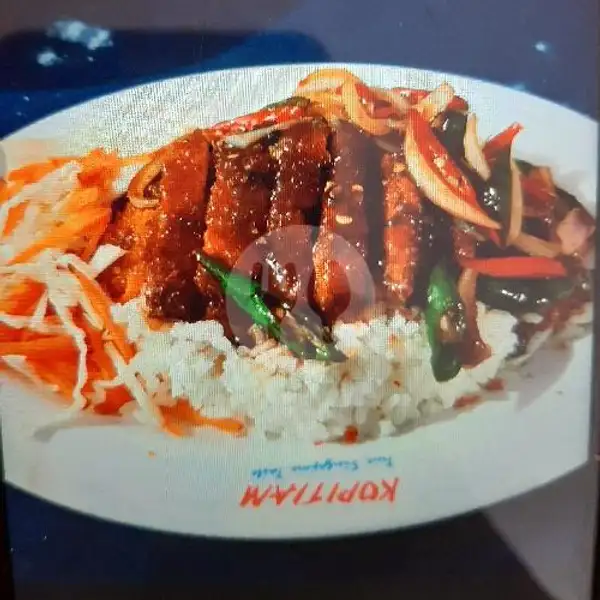Chicken Katsu Saus BBQ + Nasi | Warung Makan Mimi, Batam Kota
