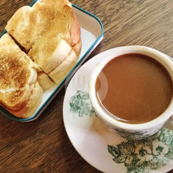 Roti Bakar + Hot Coffe | Waroeng Ennie, Green Park View