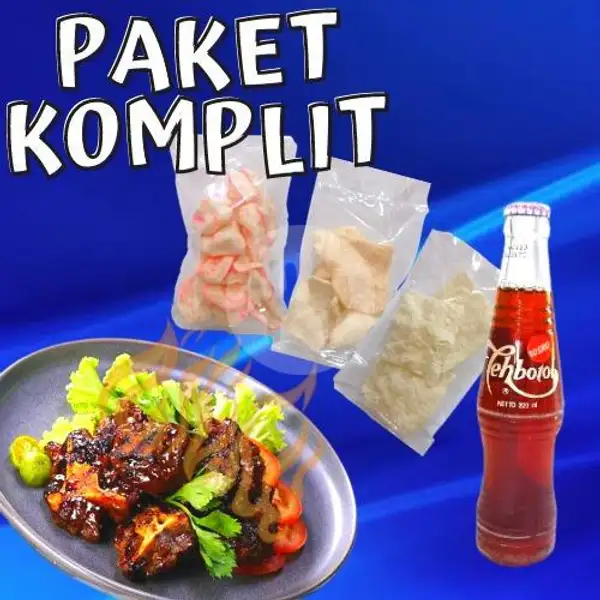 1 Nasi Paru Goreng + 1 Kerupuk Ketela + 1 Air Mineral 600ml | Iga & Buntut Bakar Pawon