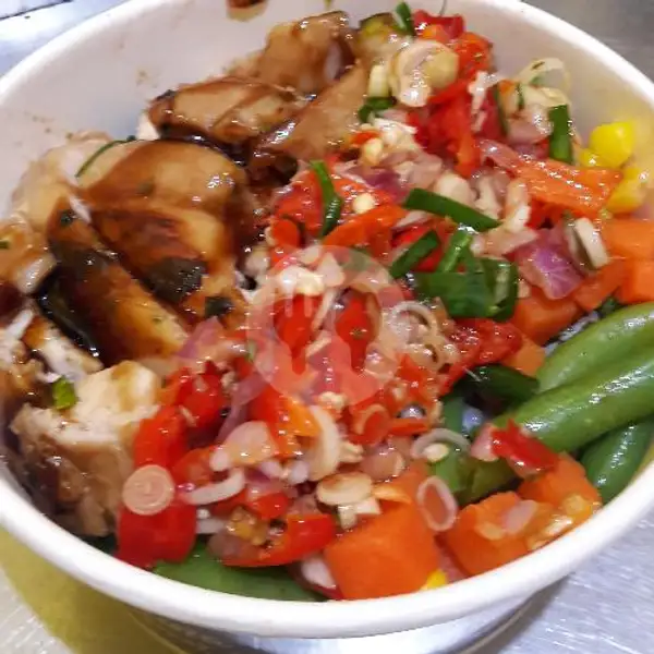 Chicken Grill with Nori Rice And Sambal Matah | Nuna Kitchen, Sepatan