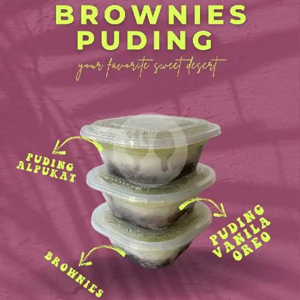 Brownies Puding | Alpukat Brownies Wotprau