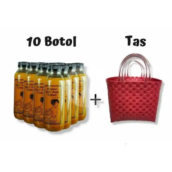 10 Botol Jamu Simbok Free Tas | Jamu Simbok