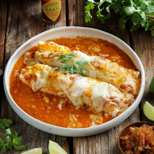 Enchiladas Chicken | Chili Mexican Food, Salendro Timur