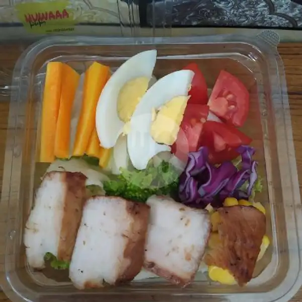 Mini Chicken Grill Salad Sayur | Salad Huwaaa, Wonorejo