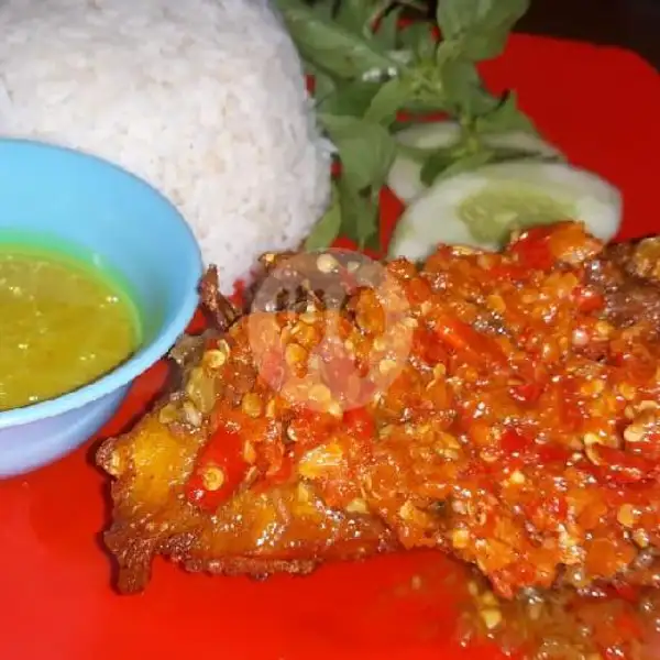 Paket Nasi Ayam Goreng Sambal Ndower + Es Teh/Teh Hangat | Lamongan Cak Iwan 3, Tabrani Ahmad