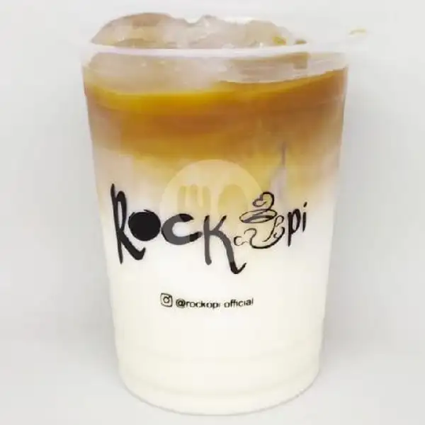 Latte | Es kopi & Cheese Thai Tea Rockopi, Gunung Putri