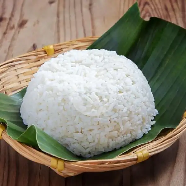 Nasi putih | Pecel Lele Mpok Nori,Pupar