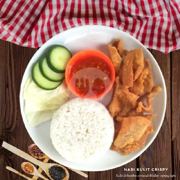 Nasi Kulit Crispy | Kulit Emak (Spesial Nasi Kulit Ayam), Sinduadi