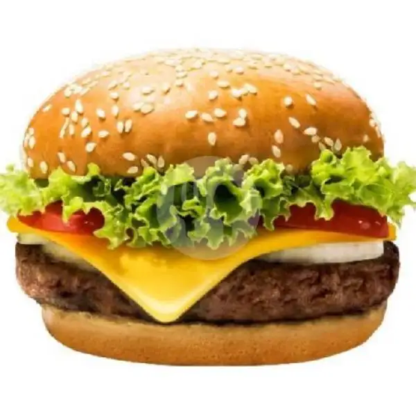 Burger Beef Keju | Khansa Kebab Burger & Hot Dog, Purwosari 1B