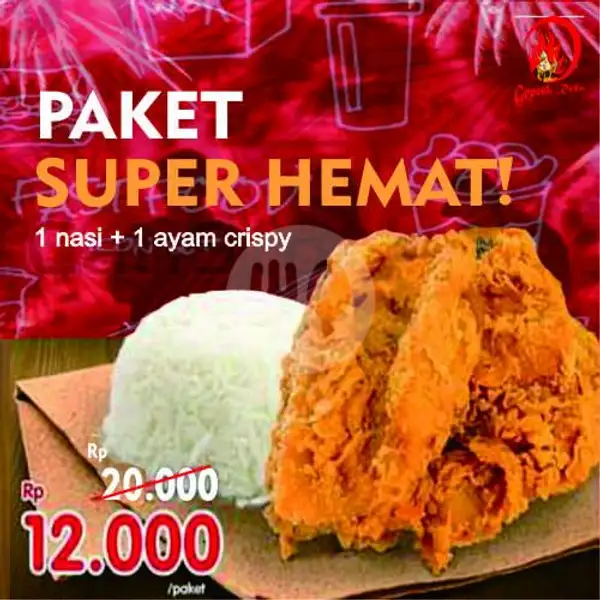 Paket Super Hemat | Ayam Geprek Refa, Jl. Gubeng Klingsingan 2/26
