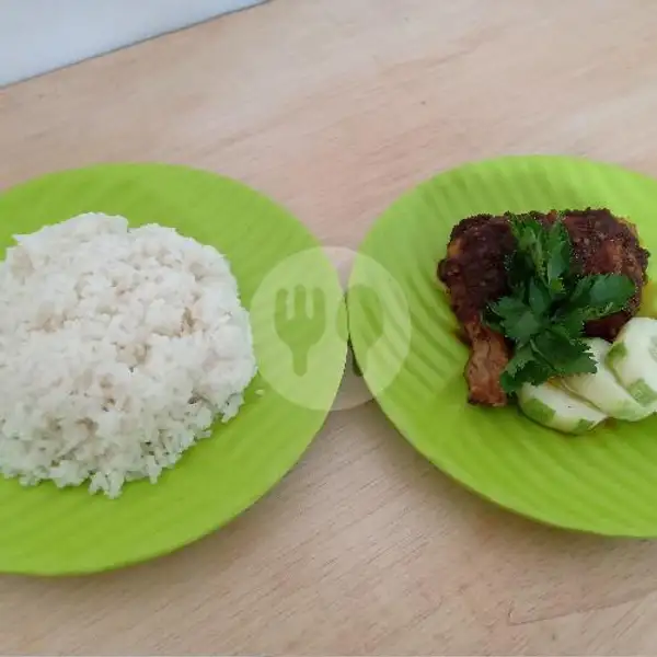 Ayam + Nasi | Warung Jawa Bebek Galak Sambal Hitam, Antasura