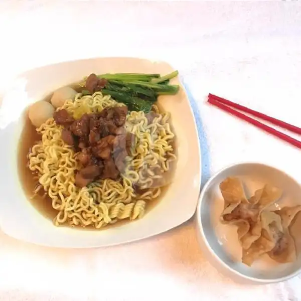 Mie Ayam Bakso + Pangsit | GR Rice Box