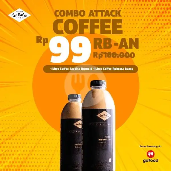 Combo Attack Coffee 1Litre Coffee Arabica Beans + 1Litre Coffee Robusta Beans | The Parlor, Dago Pakar