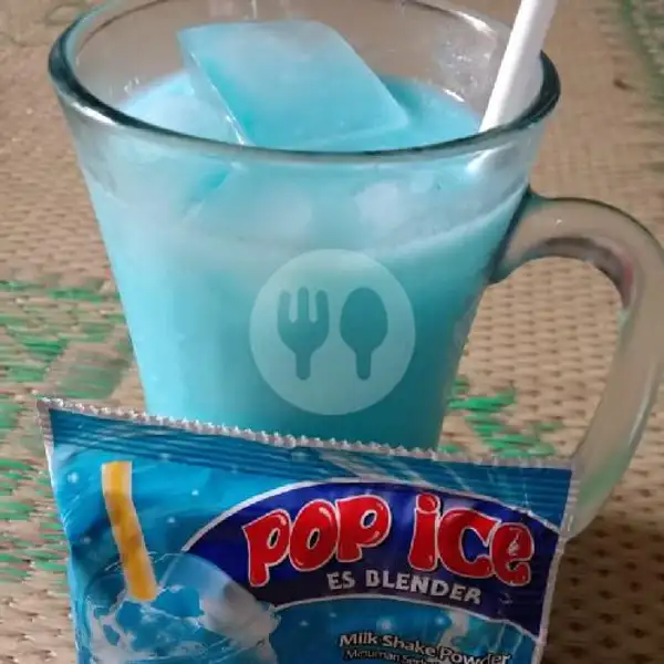 Pop Ice Vanila Blue | Bakso Tusuk Dan Tahu Walik Bu Mimin,Plosokuning 4