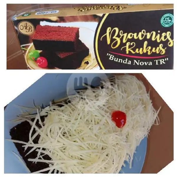 brownies kukus toping keju | Brownies Bunda Nova TR, Tidar