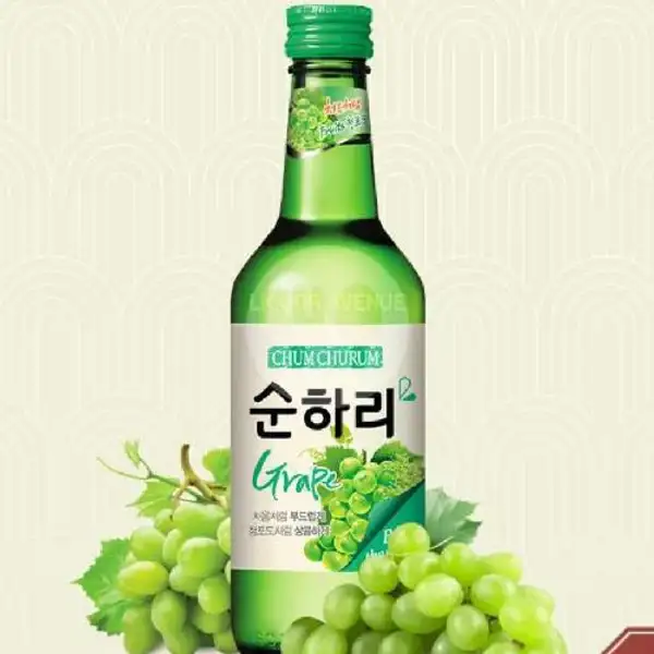 Soju Chum Churum Grape + Free Yakult | Arnes Beer Snack Anggur & Soju