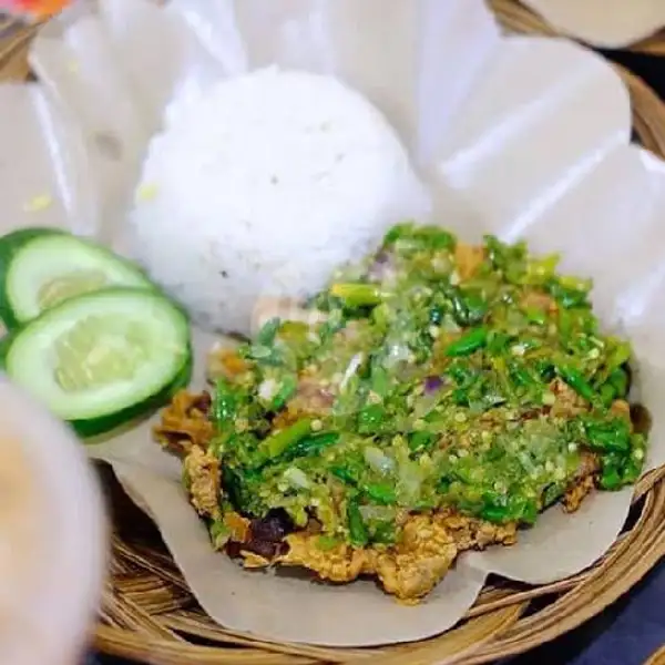 Nasi Ayam Geprek Sambal Ijo | Salero Rajo, Angsana Muka Kuning