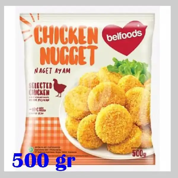 Naget Ayam Original Belfoods 500 gr | Nopi Frozen Food