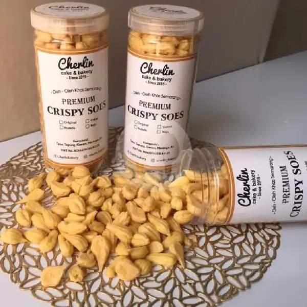 Premium Crispy Soes Cylinder Jumbo | Cherlin Bakery, Pedurungan