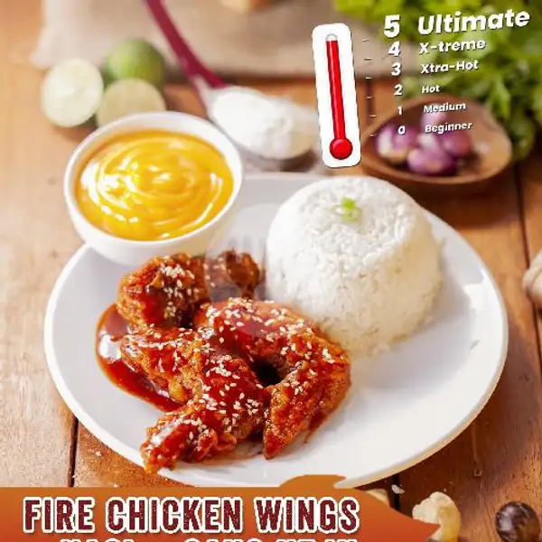 Paket 3 | CRISPY Fire Chicken, Blimbing
